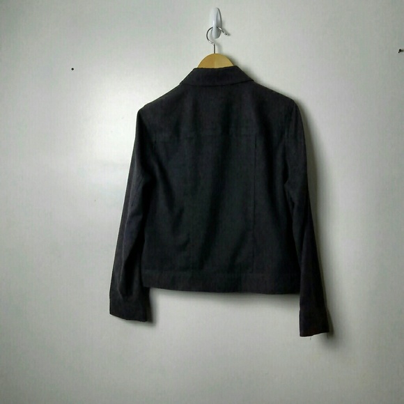 Jones Wear Sport Dark Gray Snap-down Jacket - Picture 2 of 3